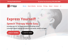 Tablet Screenshot of expressionstherapy.com